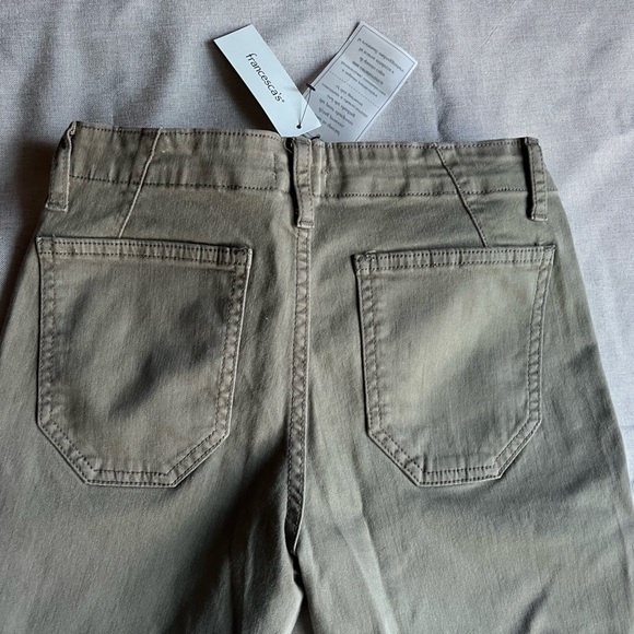 NWT SNEAK PEEK olive green utility joggers size small mid rise - Picture 6 of 6
